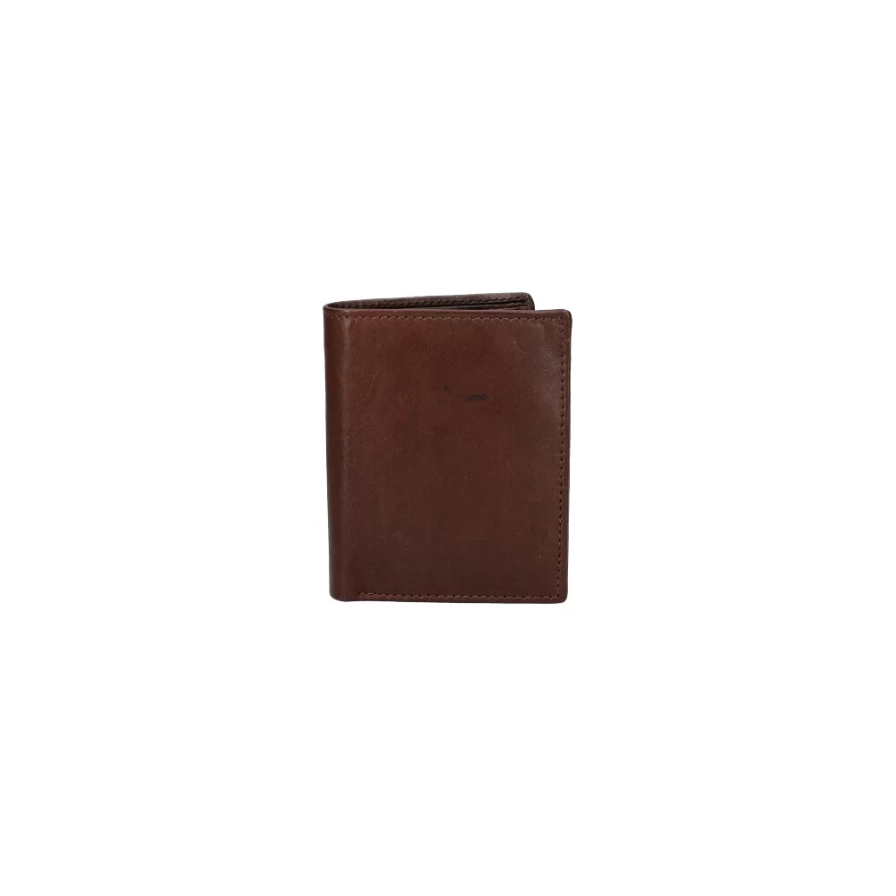 Leather wallet man 161724 - D BROWN - ModaServerPro